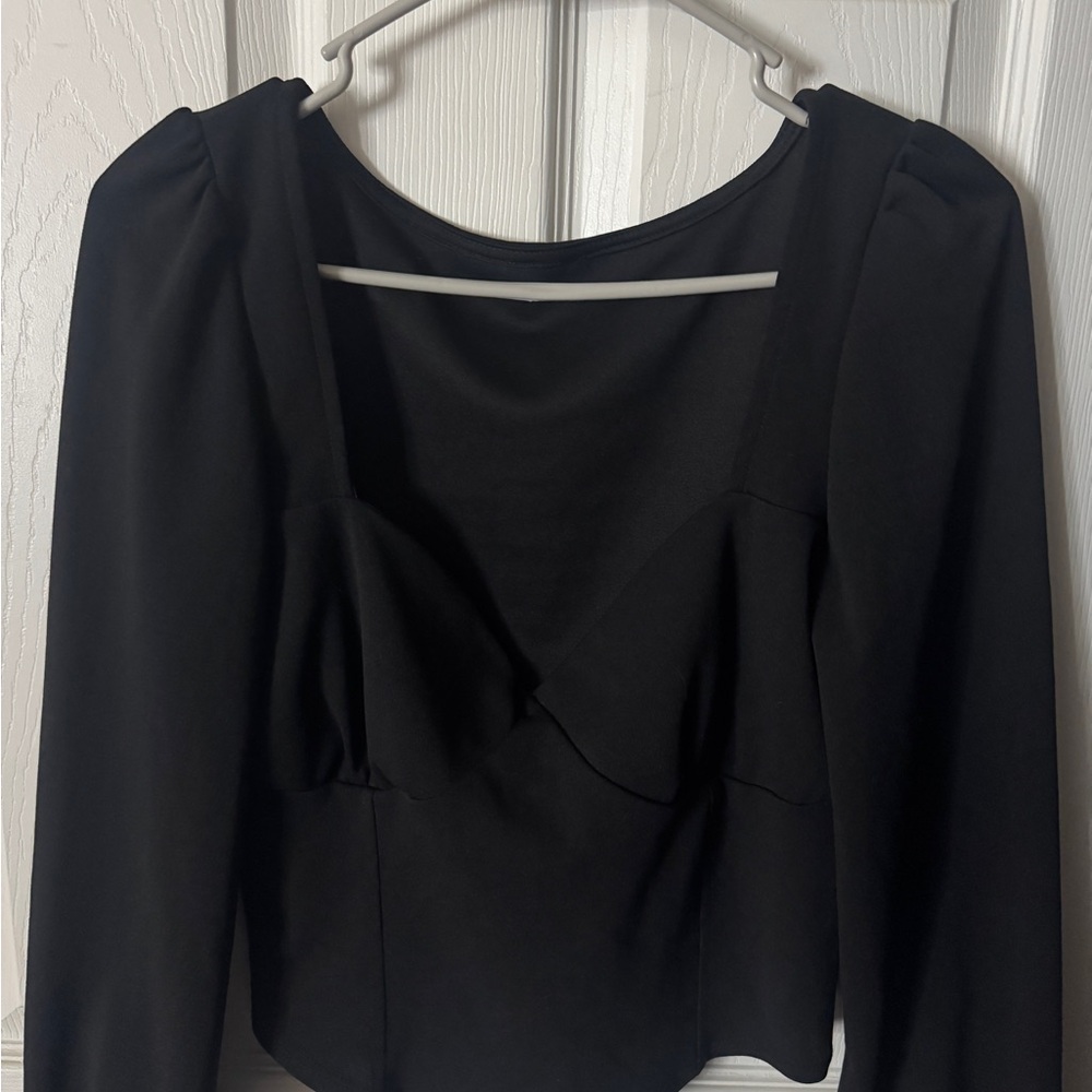 Elegant Black Women's Top